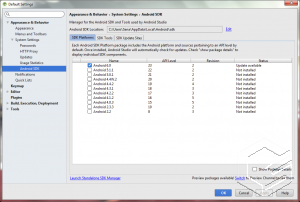 Android Studio SDK Ayarı 3